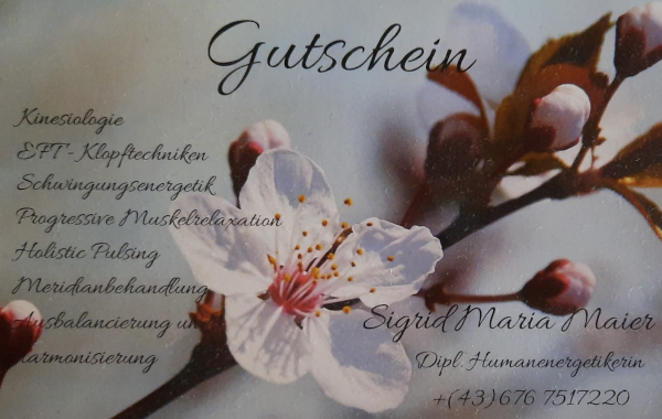 Symbolfoto Humanenergetik Gutschein